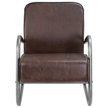 Sessel Braun Echtleder