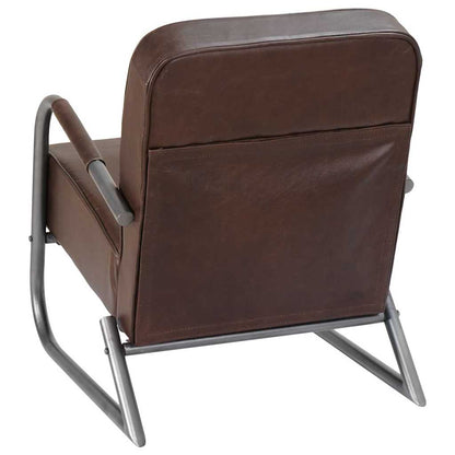 Sessel Braun Echtleder
