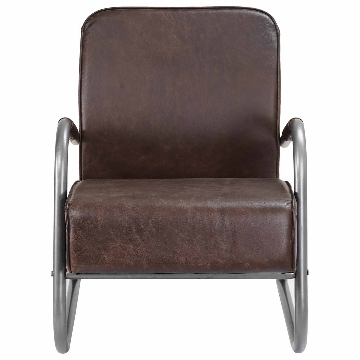 Sessel Braun Echtleder