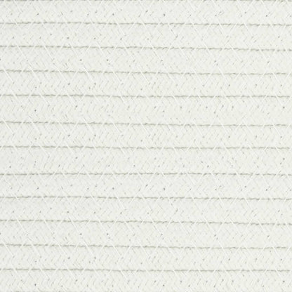 Aufbewahrungskörbe 2 Stk. Braun und Weiß Ø28x28 cm Baumwolle