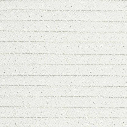 Aufbewahrungskorb Schwarz und Weiß 49x65 cm Baumwolle