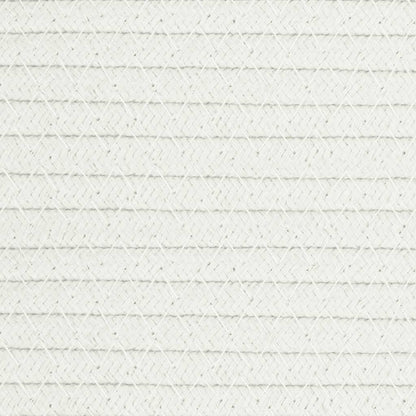 Aufbewahrungskorb Weiß Ø40x35 cm Baumwolle