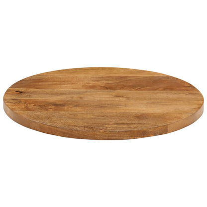 Tischplatte Ø 50x3,8 cm Rund Massivholz Mango