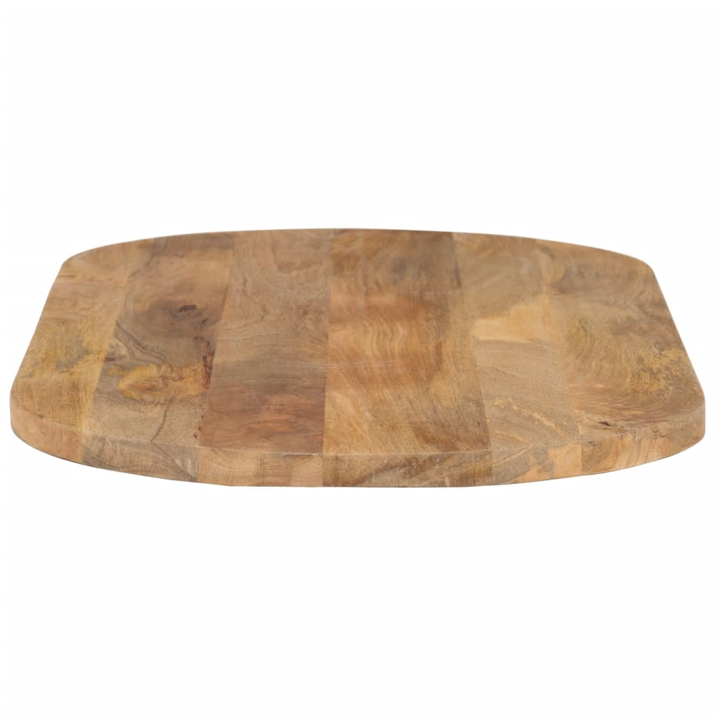 Tischplatte 100x40x3,8 cm Oval Massivholz Mango