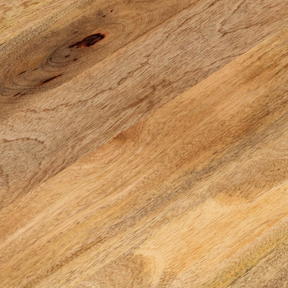 Tischplatte 100x40x3,8 cm Oval Massivholz Mango