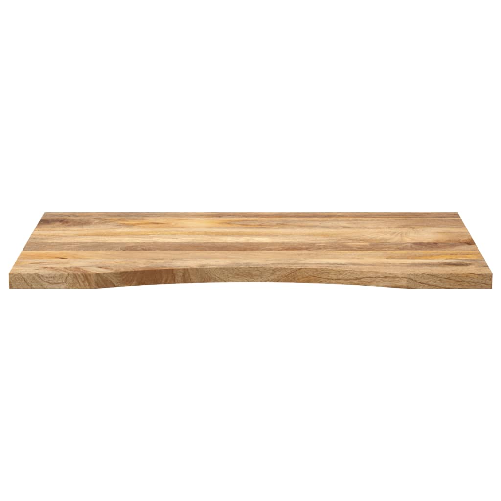 Plateau de bureau avec niche 100x50x2,5cm en manguier massif