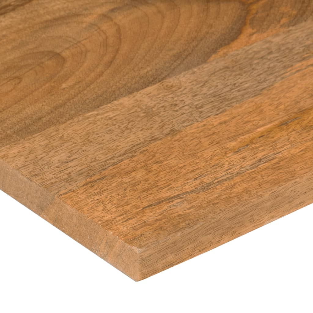Schreibtischplatte mit Aussparung 160x50x2,5cm Massivholz Mango