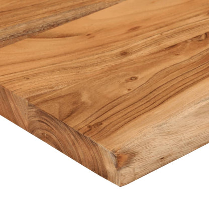 Tischplatte 110x40x3,8cm Rechteckig Massivholz Akazie Baumkante
