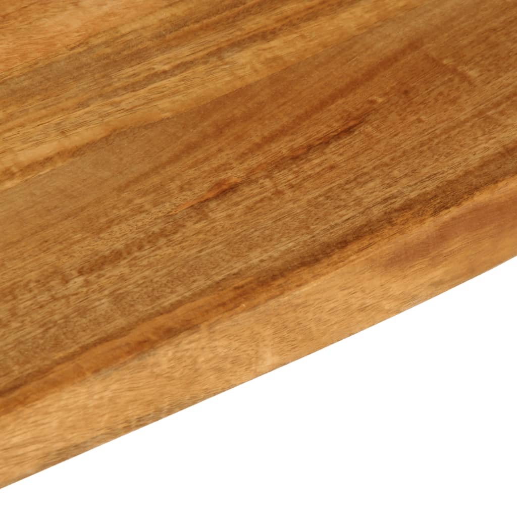 Tischplatte mit Baumkante 40x20x2,5 cm Massivholz Mango