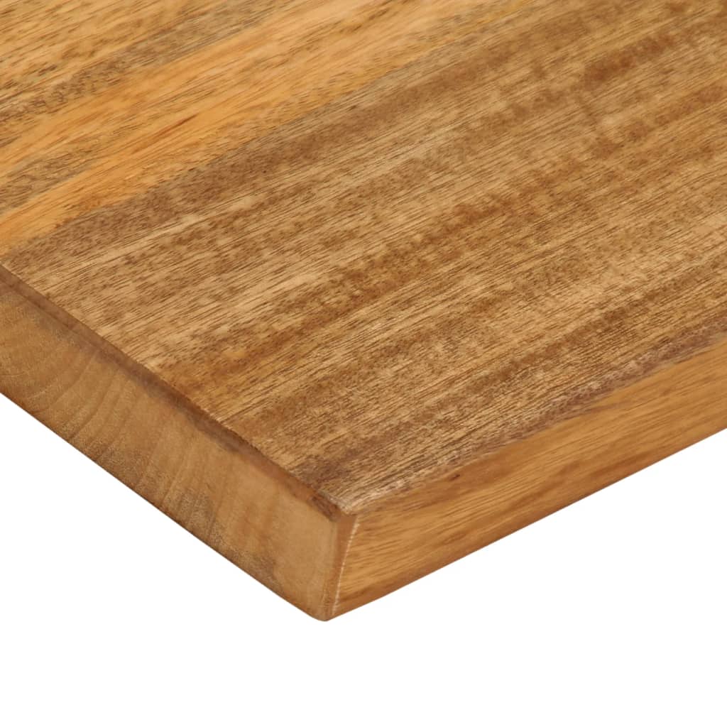 Tischplatte mit Baumkante 60x30x2,5 cm Massivholz Mango