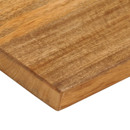 Tischplatte mit Baumkante 60x30x2,5 cm Massivholz Mango