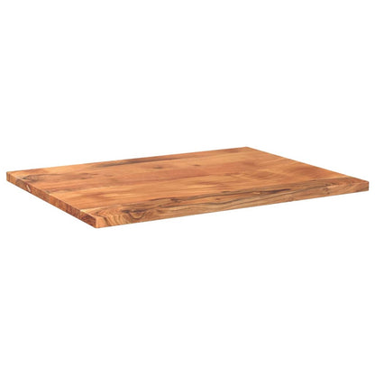 Tischplatte 80x60x2,5 cm Rechteckig Massivholz Akazie