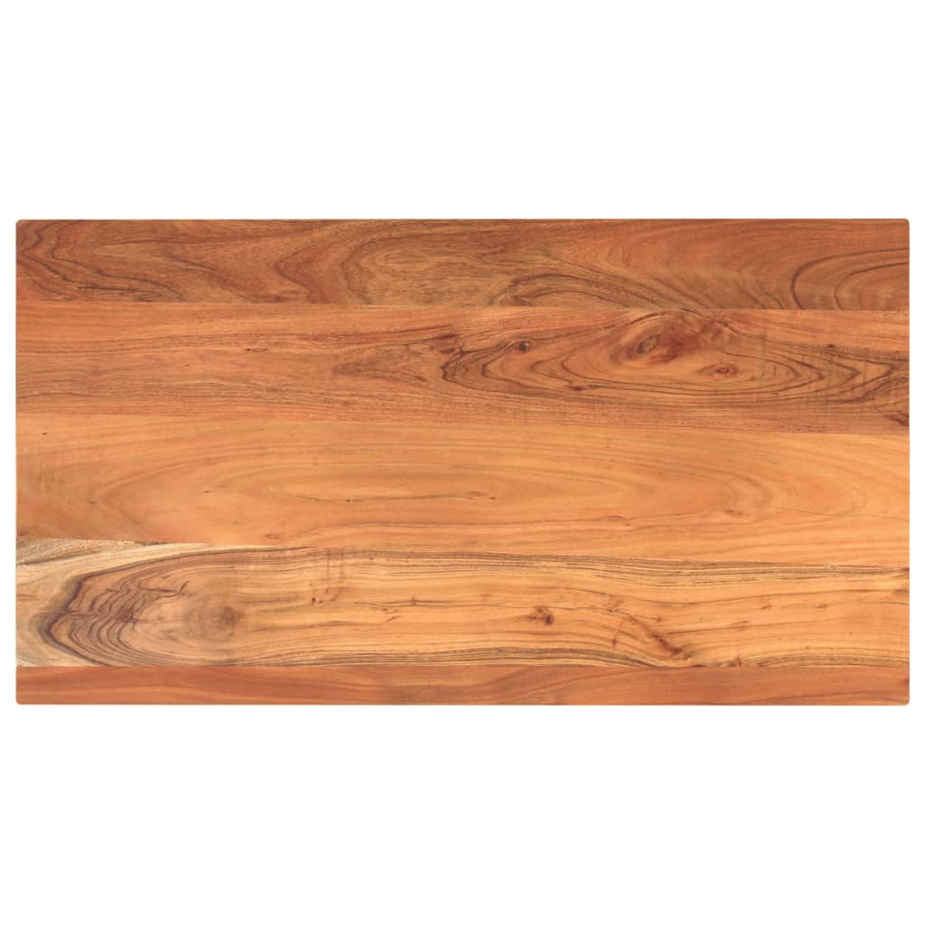 Tischplatte 110x60x2,5 cm Rechteckig Massivholz Akazie