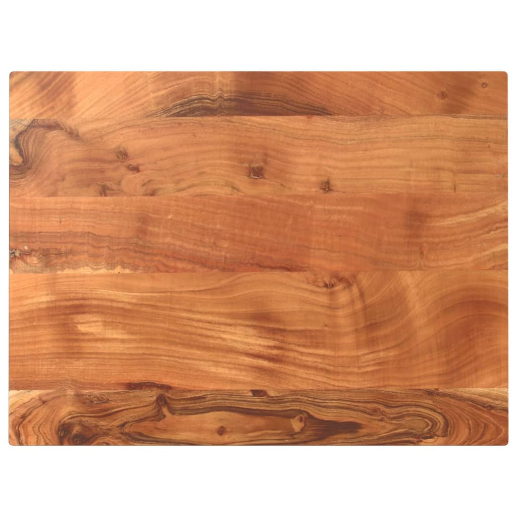 Tischplatte 80x50x3,8 cm Rechteckig Massivholz Akazie
