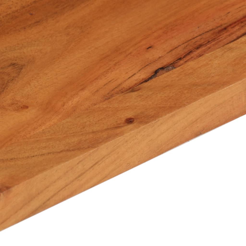 Tischplatte 80x50x3,8 cm Rechteckig Massivholz Akazie