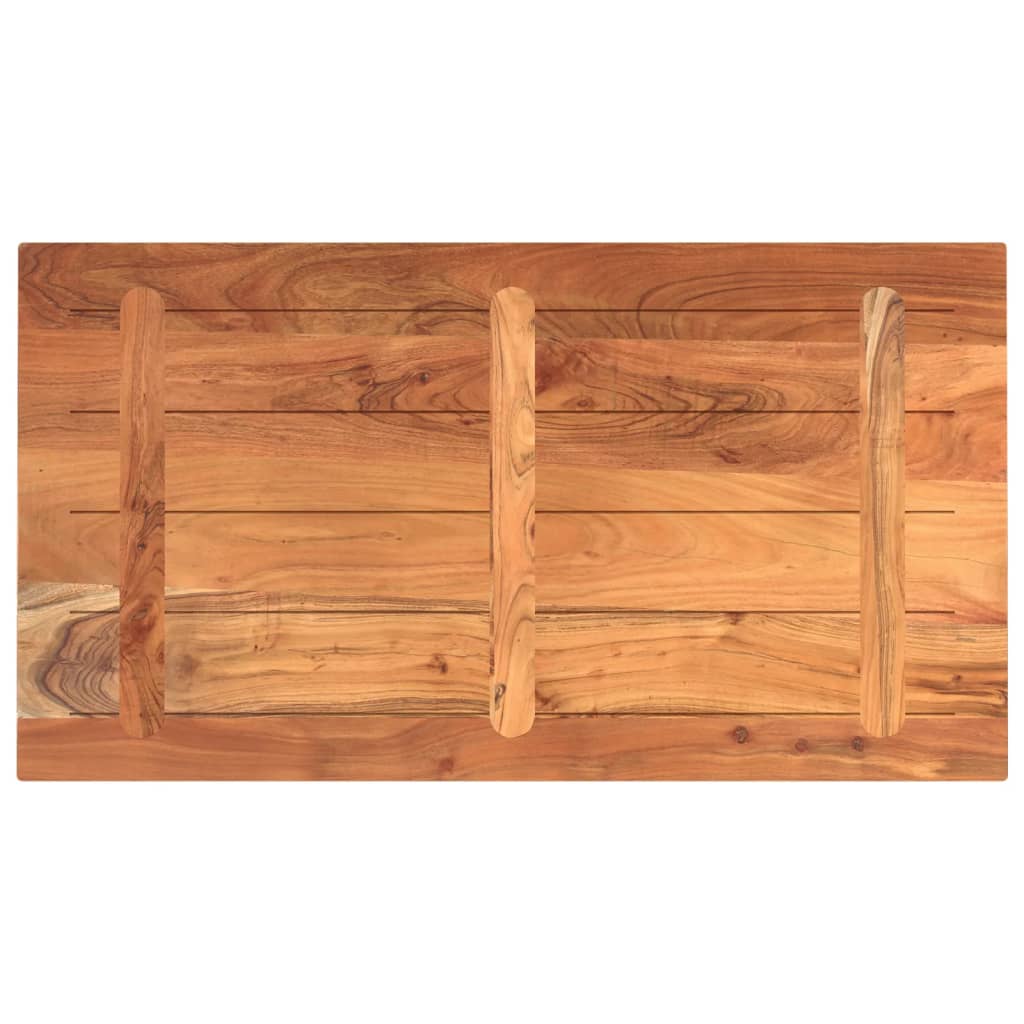 Tischplatte 100x60x3,8 cm Rechteckig Massivholz Akazie