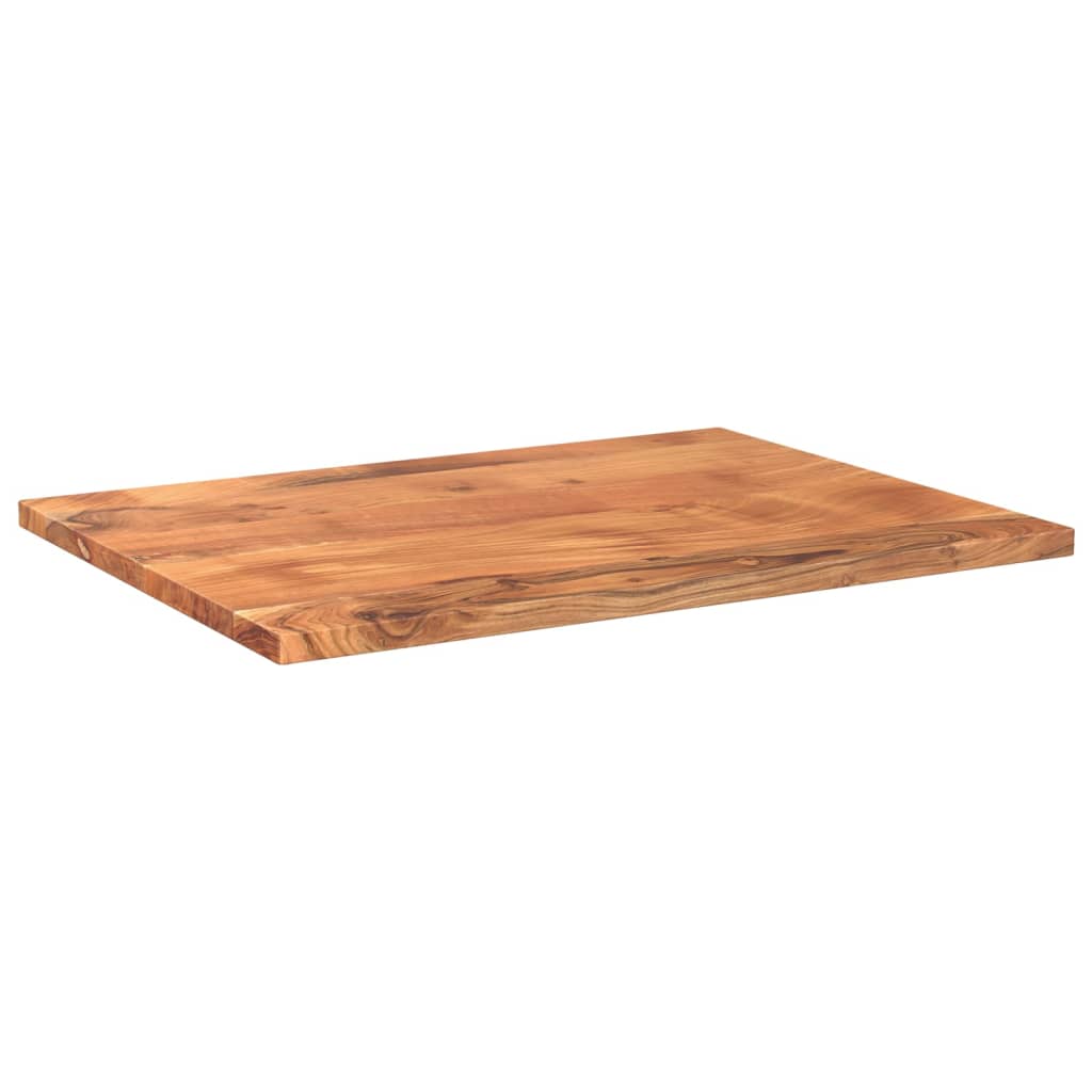 Tischplatte 90x70x3,8 cm Rechteckig Massivholz Akazie