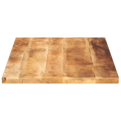 Tischplatte 120x50x2,5 cm Rechteckig Raues Massivholz Mango