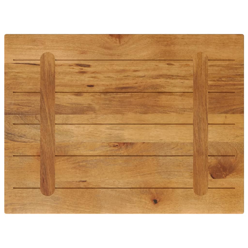 Tischplatte 90x60x2,5 cm Rechteckig Massivholz Mango