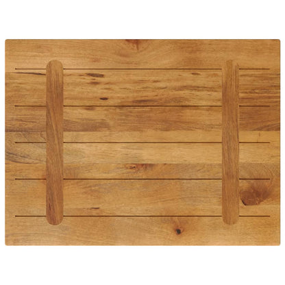 Tischplatte 90x60x2,5 cm Rechteckig Massivholz Mango