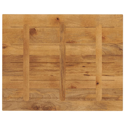 Tischplatte 90x80x2,5 cm Rechteckig Massivholz Mango