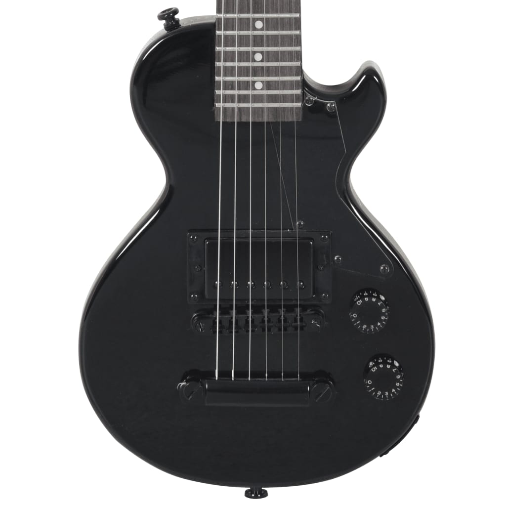 Guitare électrique pour enfants avec étui noir 3/4 30"