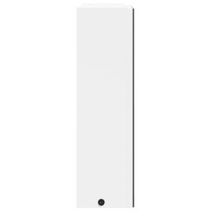 Spiegelschrank mit LED-Beleuchtung Weiß 45x13x52 cm