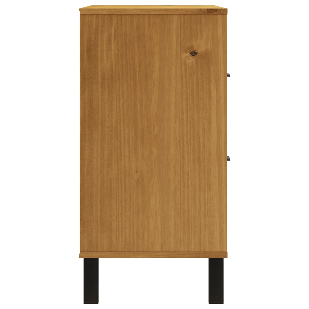 Drawer cabinet FLAM 80x40x80 cm solid pine wood