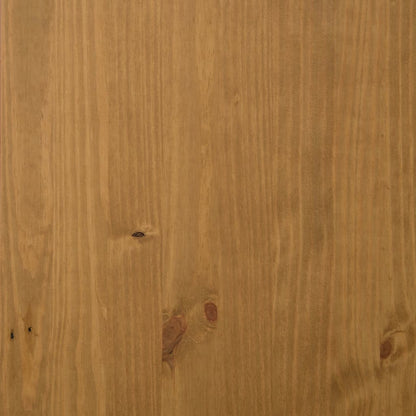 TV-Schrank mit Glastür FLAM 158x40x50 cm Massivholz Kiefer