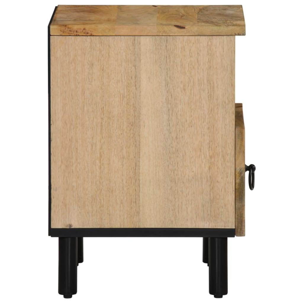 Nachttisch 40x33x46 cm Massivholz Mango