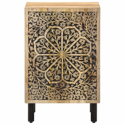 Badschrank 38x33x58 cm Massivholz Mango