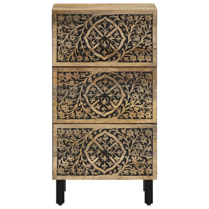 Beistellschrank 40x33x75 cm Massivholz Mango