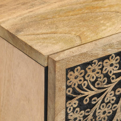 Beistellschrank 40x33x75 cm Massivholz Mango
