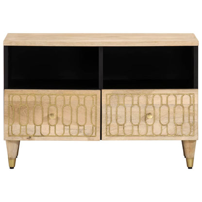 TV-Schrank 70x33x46 cm Massivholz Mango