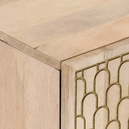 Waschbeckenunterschrank 62x33x58 cm Massivholz Mango