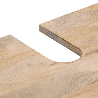 Waschbeckenunterschrank 62x33x58 cm Massivholz Mango