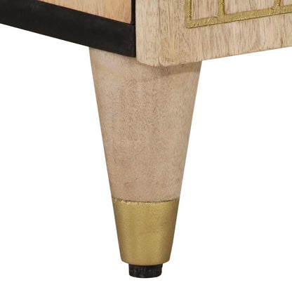 Waschbeckenunterschrank 62x33x58 cm Massivholz Mango