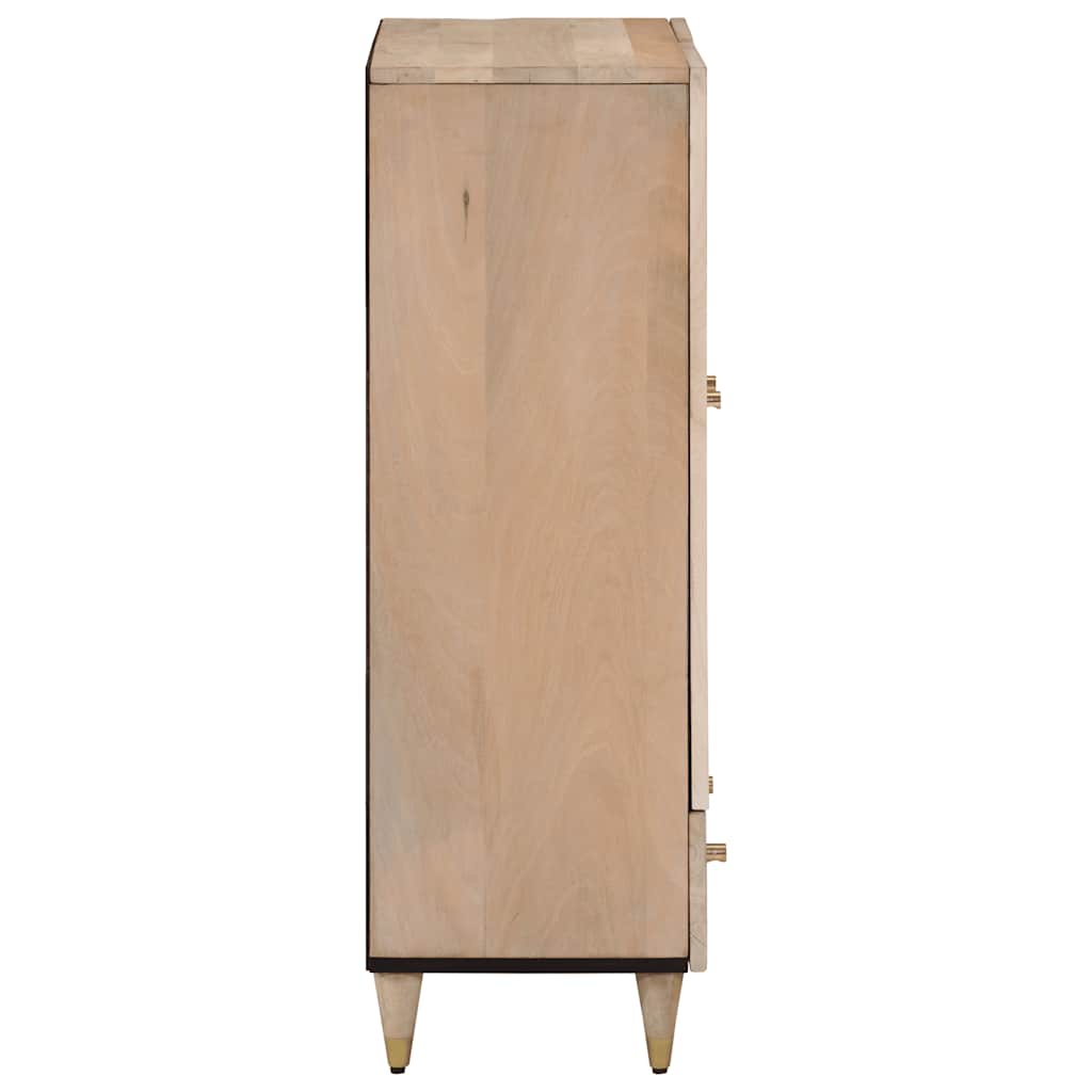 Highboard 60x33x100 cm Massivholz Mango