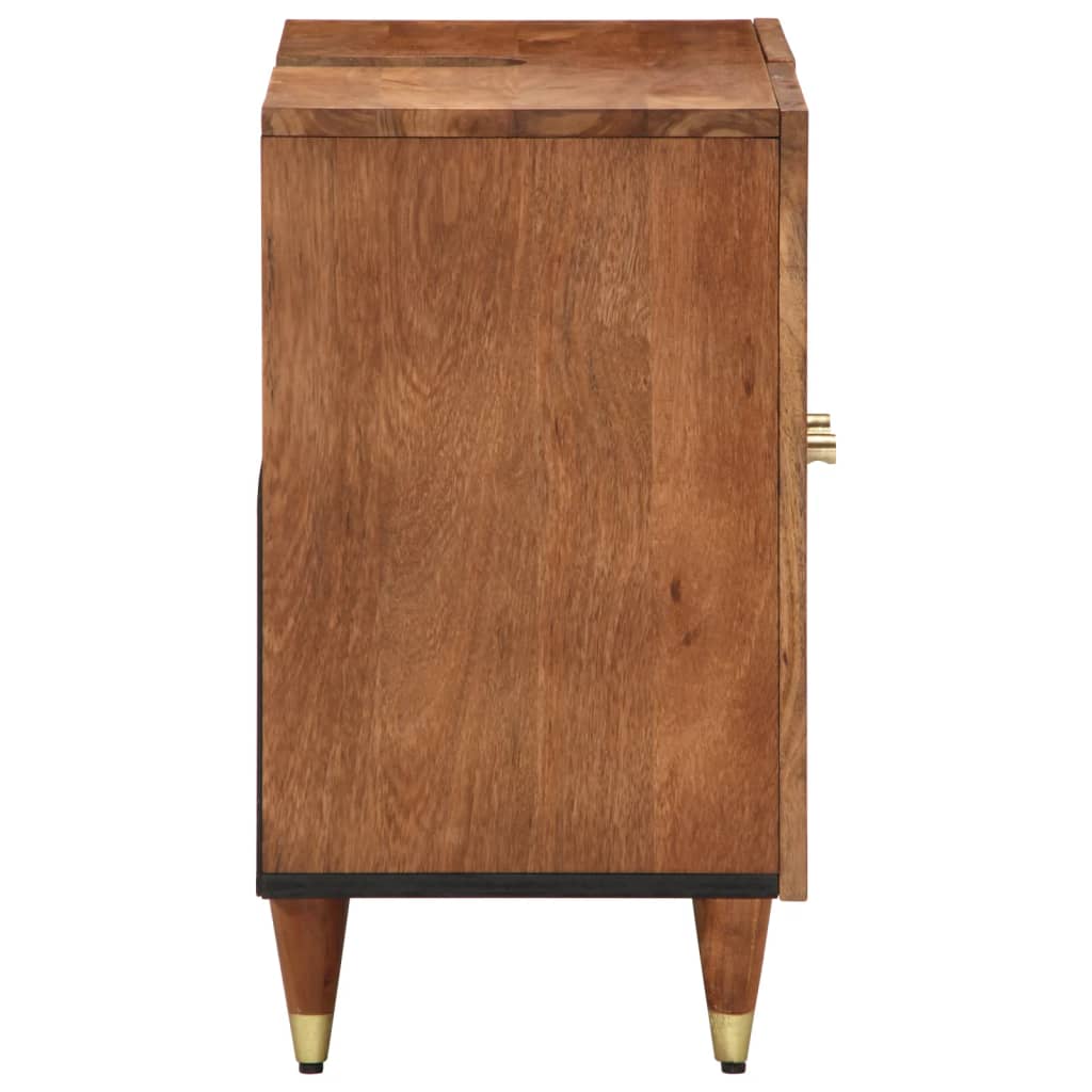 Waschbeckenunterschrank 62x33x58 cm Massivholz Mango