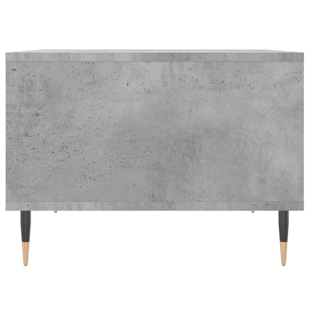 Table basse gris béton 60x50x36,5 cm en bois