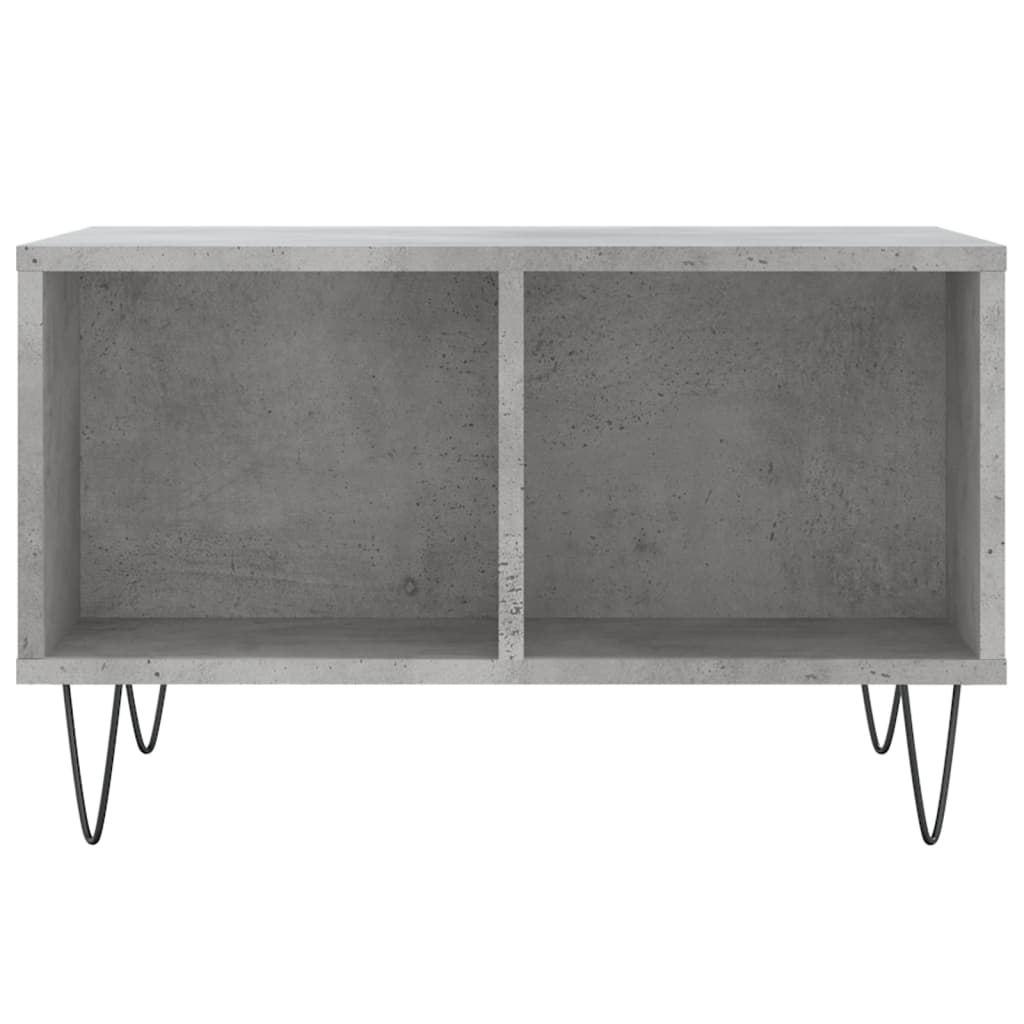 Table basse gris béton 60x50x36,5 cm en bois