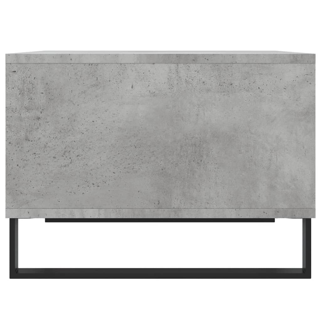 Table basse gris béton 60x50x36,5 cm en bois