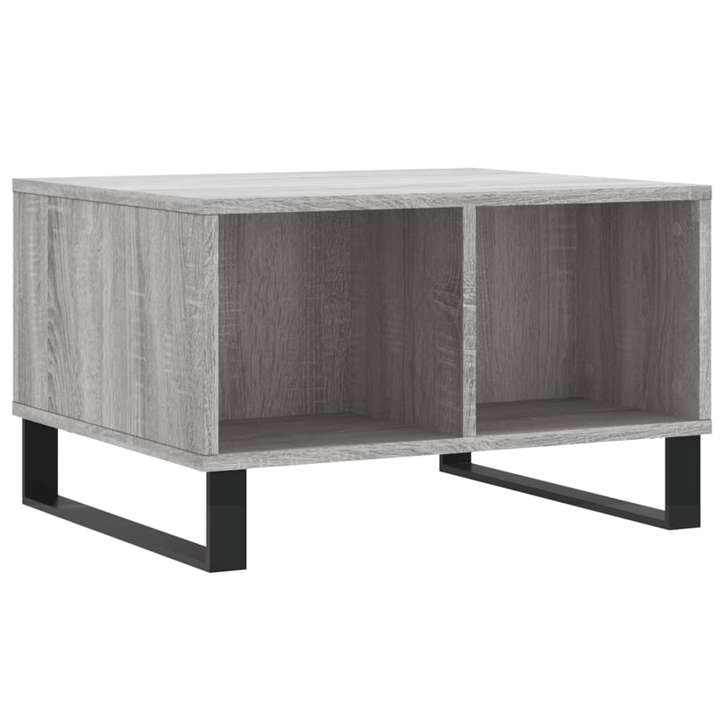 Table basse Sonoma grise 60x50x36,5 cm en bois