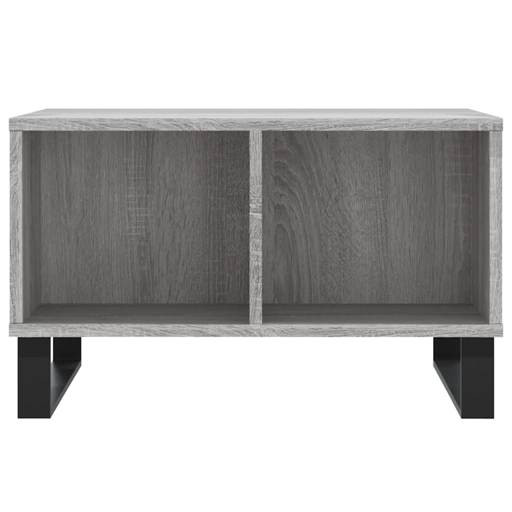 Table basse Sonoma grise 60x50x36,5 cm en bois