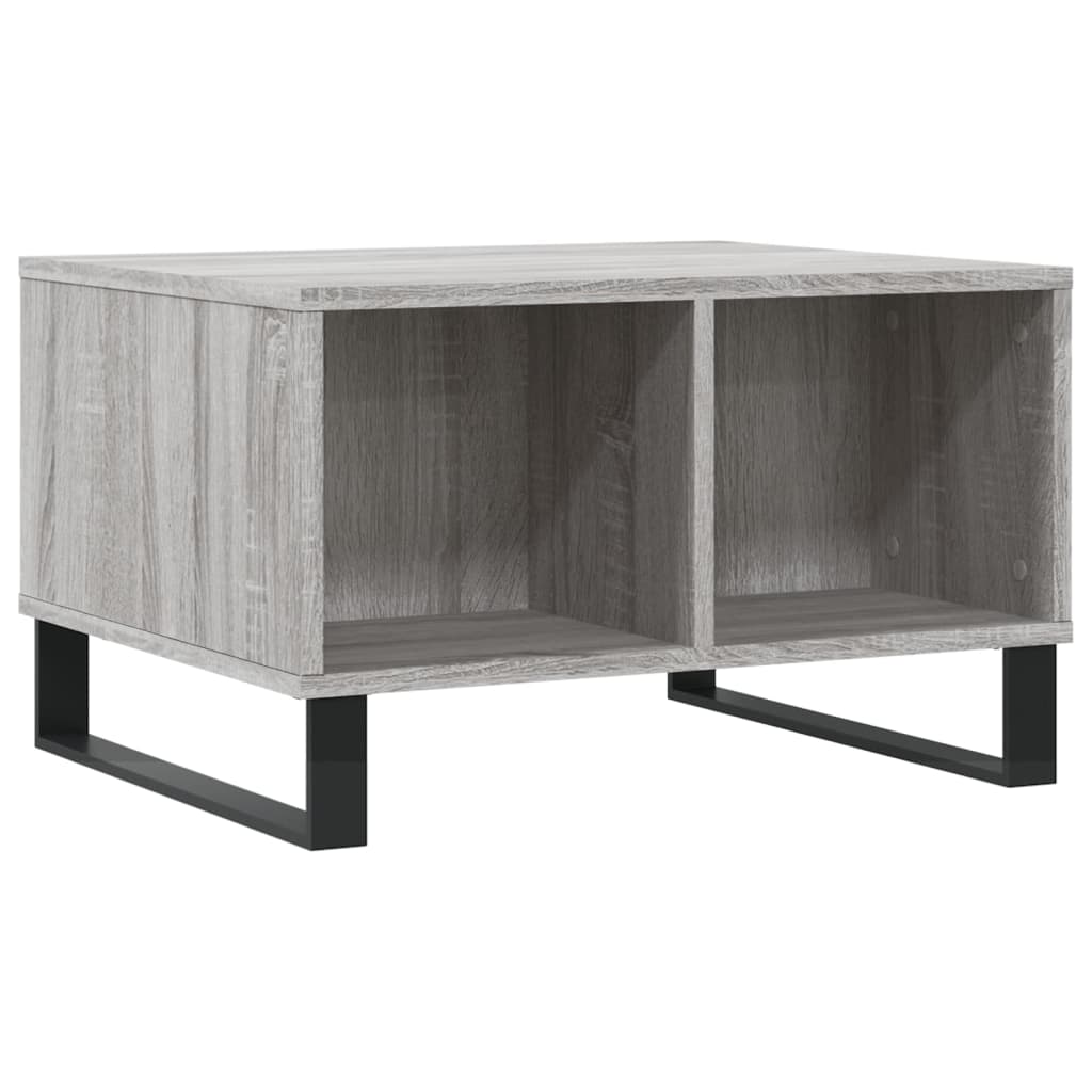 Table basse Sonoma grise 60x50x36,5 cm en bois