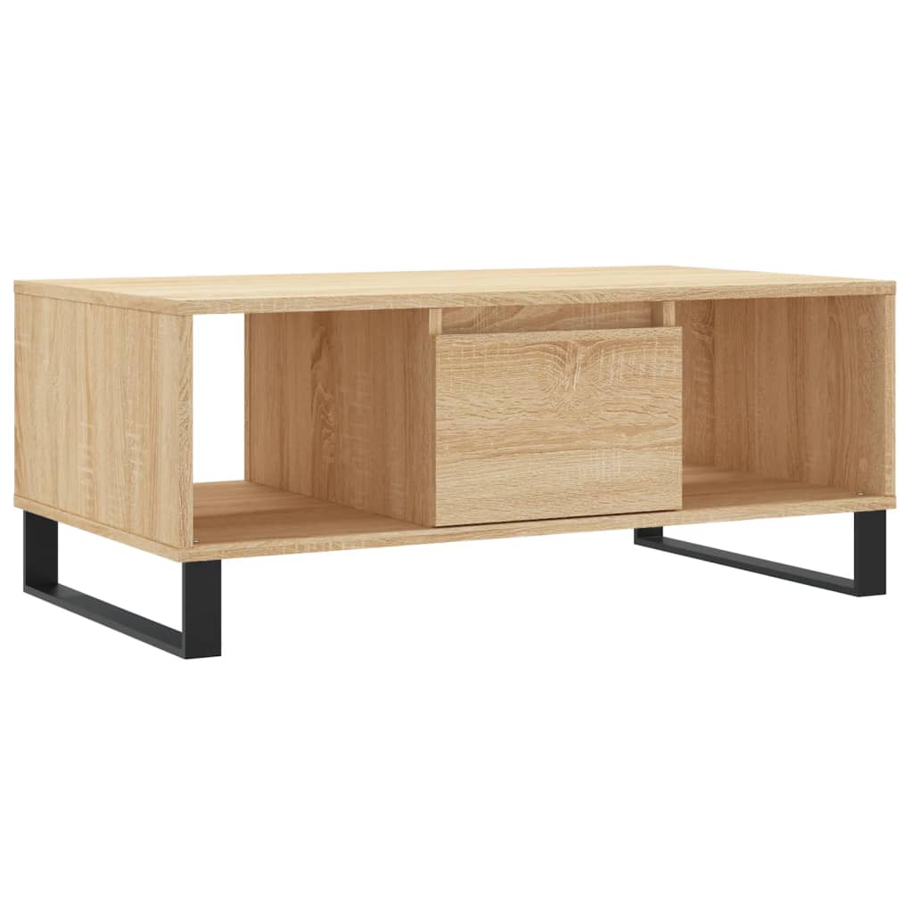 Table basse chêne Sonoma 90x50x36,5 cm en bois