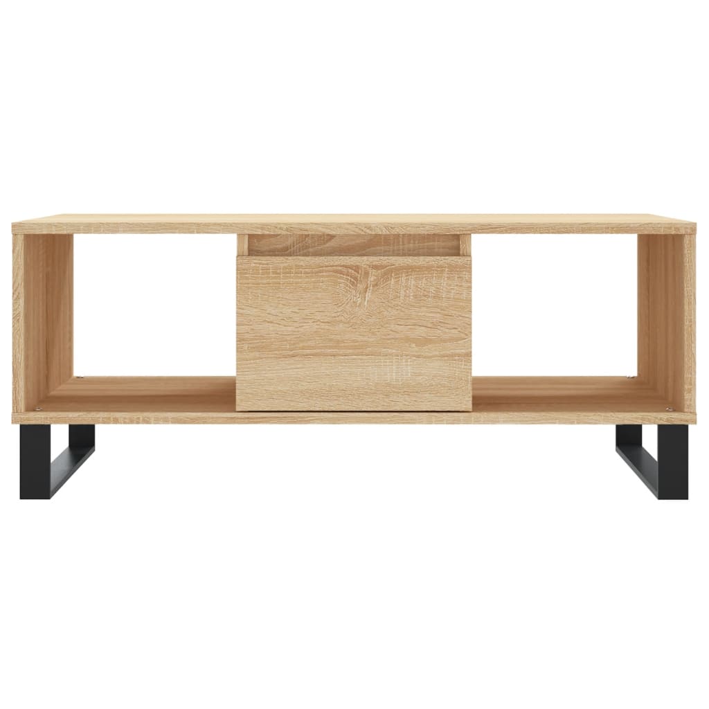 Table basse chêne Sonoma 90x50x36,5 cm en bois