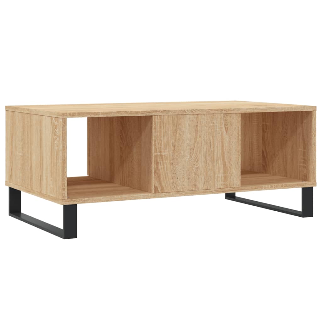 Table basse chêne Sonoma 90x50x36,5 cm en bois