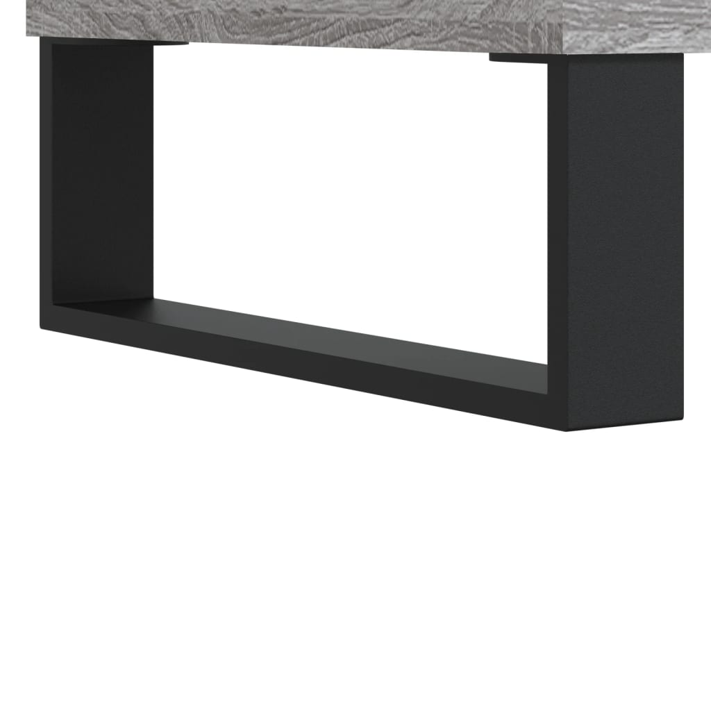 Table de chevet grise Sonoma 40x35x50 cm en bois