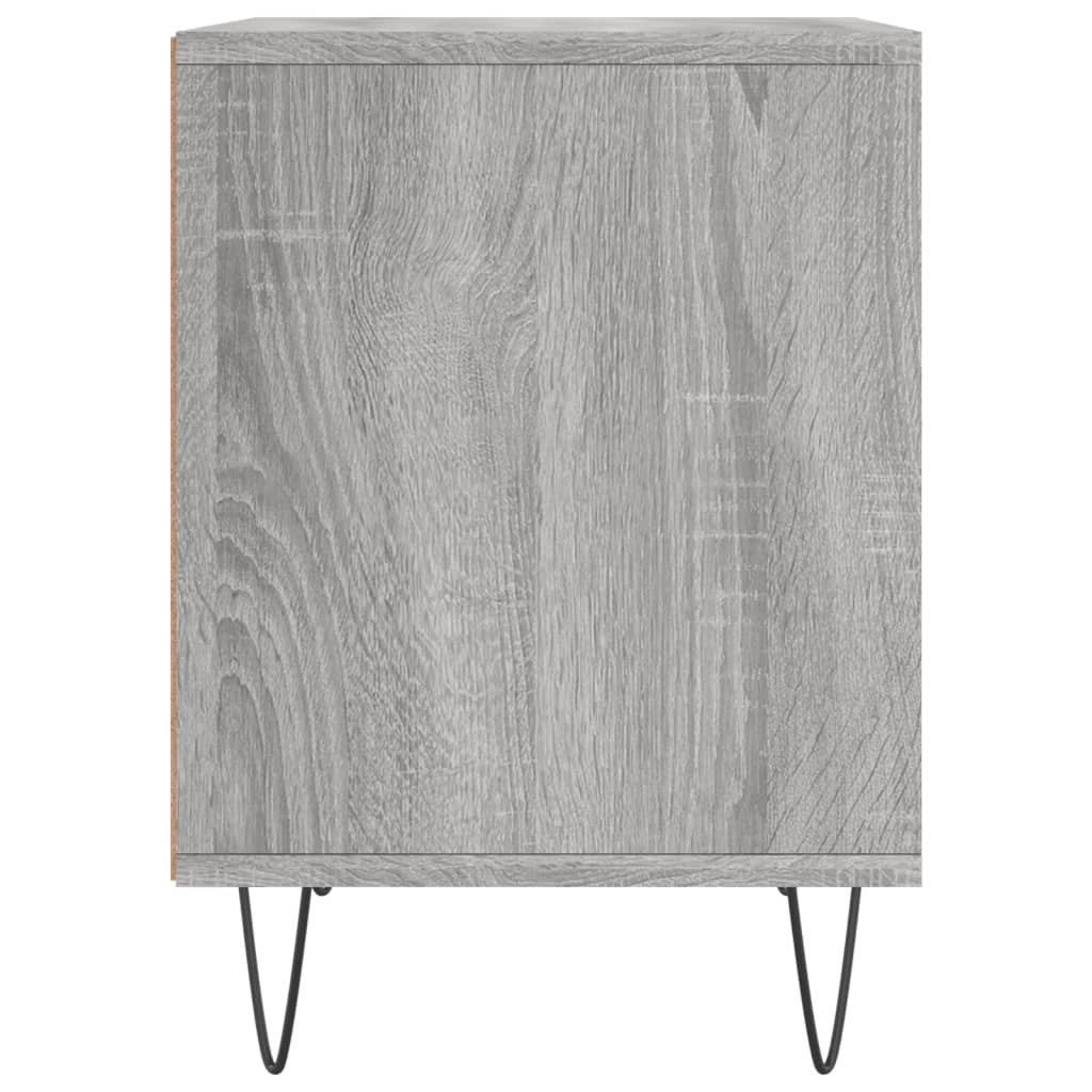 Table de chevet grise Sonoma 40x35x50 cm en bois